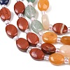 Natural Yellow Aventurine & Red Jasper & Rose Quartz & Sodalit & Green Aventurine Beads Strands G-Z135-A01-5