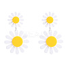 Bohemian Acrylic Dangle Stud Earrings WG25006-02-1