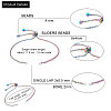 Stainless Steel Slider Bracelet/Bolo Bracelet Making MAK-CJ0002-02-2