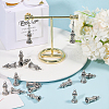 40Pcs Tibetan Style Alloy Building Pendants TIBEP-CA0001-14-4