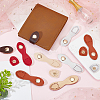 WADORN 12Pcs 6 Colors PU Imitation Leather Sew on Bag Snap Buckle FIND-WR0006-88-5