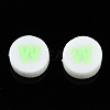 Handmade Polymer Clay Beads CLAY-N011-031W-3