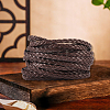 5M 3-Ply PU Leather Braided Cord LC-GF0001-12C-7