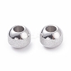 Non-Tarnish Textured 304 Stainless Steel Beads STAS-P306-01C-P-2