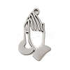 Non-Tarnish 304 Stainless Steel Pendants STAS-S123-03P-01-1
