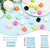 50Pcs Opaque Acrylic Beads FIND-SP0004-84-2
