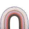 10 Strands 10 Colors Flat Round Handmade Polymer Clay Beads CLAY-SZ0001-98-1