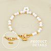 40Pcs 2 Colors 304 Stainless Steel Fold Over Clasps STAS-UN0056-16-5