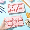2Pcs College Theme Silicone Molds ST-CJ0043-009-4
