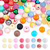 80Pcs 8 Styles Mixed Styles Acrylic Beads OACR-TA0005-11-1