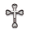 Alloy Rhinestone Pendants PALLOY-N182-10EBP-1