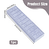 MDF Covered with Velvet Ring Organizer Display Trays RDIS-WH0001-43-2