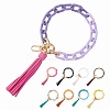 Chain Link Wristlet Keychain HJEW-SW00013-08-1