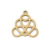 201 Stainless Steel Pendants STAS-F316-12G-1