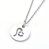 Non-Tarnish 304 Stainless Steel Pendant Necklaces NJEW-E147-04P-3