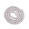 Electroplate Glass Beads Strands EGLA-A044-P4mm-A19-3