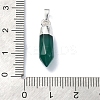 Natural Dyed & Heated Green Onyx Agate Pendants G-NH0001-02P-02-3