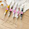 10Pcs 2 Colors Paw Print Food Grade Eco-Friendly Silicone Beads SIL-GO0001-07-5