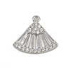 Brass Micro Pave Cubic Zirconia Pendants LS-KK-S339-07P-1