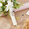 DIY Oval Alloy with Rhinestone Brooches Making Kits DIY-FH0009-70G-4