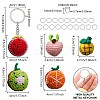DIY Fruit Theme Keychain Making Kit DIY-FG0002-98-2
