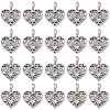 80Pcs Tibetan Style Alloy Pendants FIND-SP0004-61-1