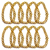 Resin Cuban Link Chain Necklaces for Men Women NJEW-WH0002-242-1