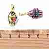 Handmade Porcelain Pendants PALLOY-JF05900-3