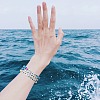 12 Months Polymer Clay & Acrylic Beaded Stretch Bracelet Sets for Women BJEW-SW00142-6