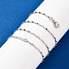 Brass Link Chain Necklaces for Women NJEW-D302-46P-2