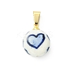 Handmade Porcelain Pendants PALLOY-JF05379-1