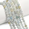 Natural Aquamarine Beads Strands G-L642-F05-6mm-1