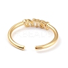 Constellation/Zodiac Sign Brass Cuff Rings RJEW-O042-06G-A-3