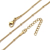 1.2MM 304 Stainless Steel Satellite Chain Necklaces NJEW-T016-21A-G-4