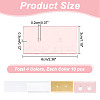 4 Colors Acrylic Single Earring Display Card ODIS-AR0001-05A-2