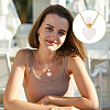 1Pc Natural Rose Quartz Perfume Bottle Necklaces NJEW-PH0001-37A-03-5
