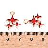 Alloy Enamel Pendants ENAM-T020-38C-RS-3