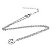 Non-Tarnish 201 Stainless Steel Pendants Necklaces LS-NJEW-S063-TN505-7-2