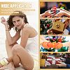 2Pcs Brass Grooved Open Cuff Bangles Set for Women BJEW-UN0001-31-7
