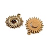 Ion Plating(IP) 304 Stainless Steel Pendants STAS-U014-04F-G-2