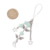 Imitation Gemstone Acrylic Mobile Straps HJEW-JM02637-05-3