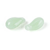 Transparent Glass Teardrop Charms GLAA-T030-03-02-2