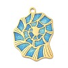 Ocean Theme 304 Stainless Steel Enamel Pendants LS-STAS-G373-01B-01-1