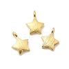 925 Sterling Silver Textured Star Charms STER-K188-09A-G-1