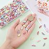 Craft Style Opaque Acrylic Pendants MACR-FH0001-11-3