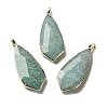 Natural Amazonite Pendants G-A099-01G-06-1