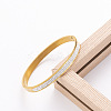 201 Stainless Steel Rhinestone Hinged Bangles for Women LS-PW-WGDDB51-02-1