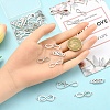 30Pcs 6 Styles 201 Stainless Steel & Alloy Connector Charms STAS-YW0003-10-5