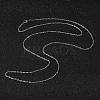 Non-Tarnish 304 Stainless Steel Rope Chain Necklaces LS-NJEW-L437-01-3