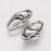 304 Stainless Steel Lobster Claw Clasps STAS-F109-01P-1
